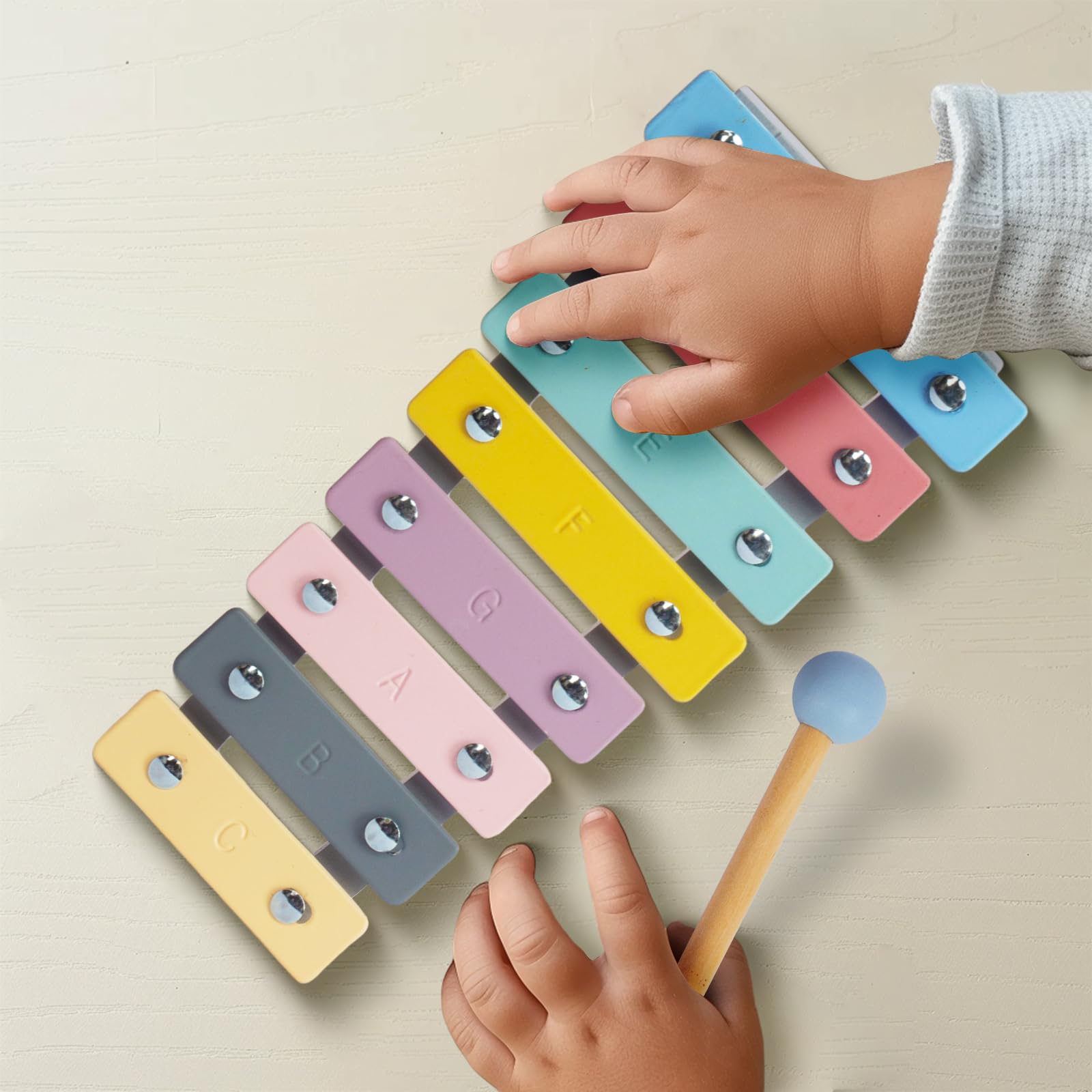 WoodenEdu Kids Xylophone gift-ready packaging appeals as an educational present