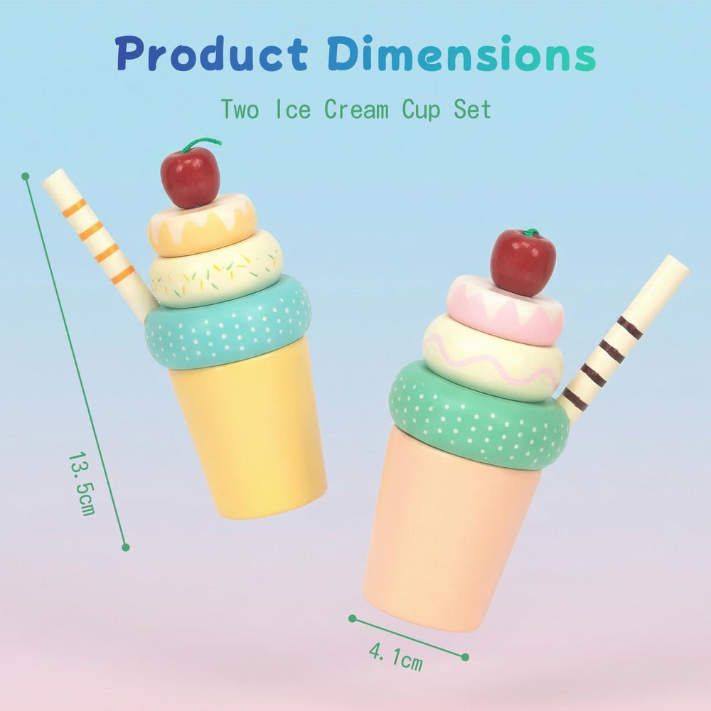 WOODENFUN kitchen accessories playset is a versatile gift for birthdays and holidays.