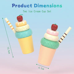 WOODENFUN kitchen accessories playset is a versatile gift for birthdays and holidays.