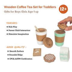 WOODENFUN milk carton helps create pretend breakfast rituals in playtime.