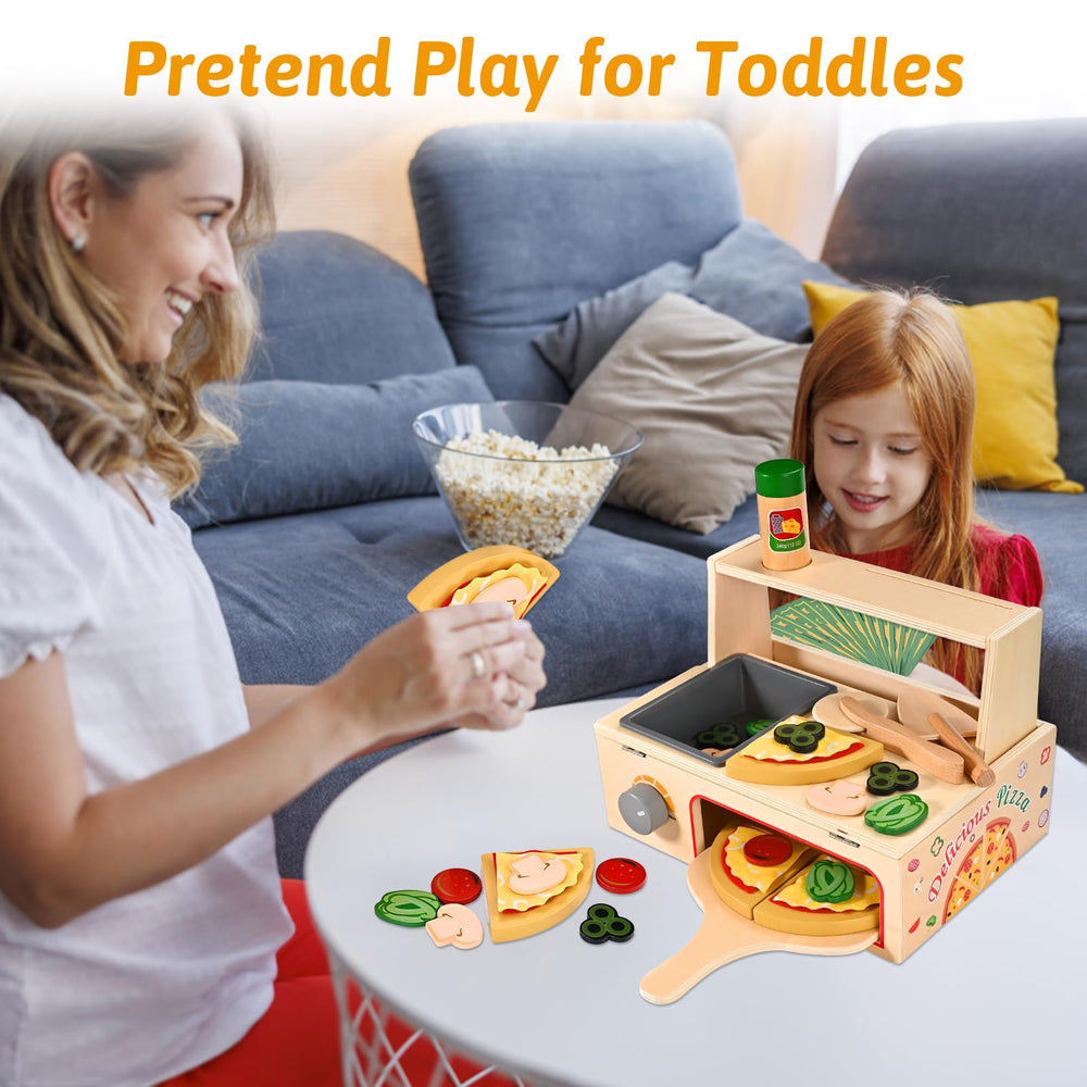 Wooderma play bills help kids practice counting during orders.