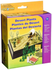 Woodland Scenics SP4124 dwarf cacti add color to desert scenes.