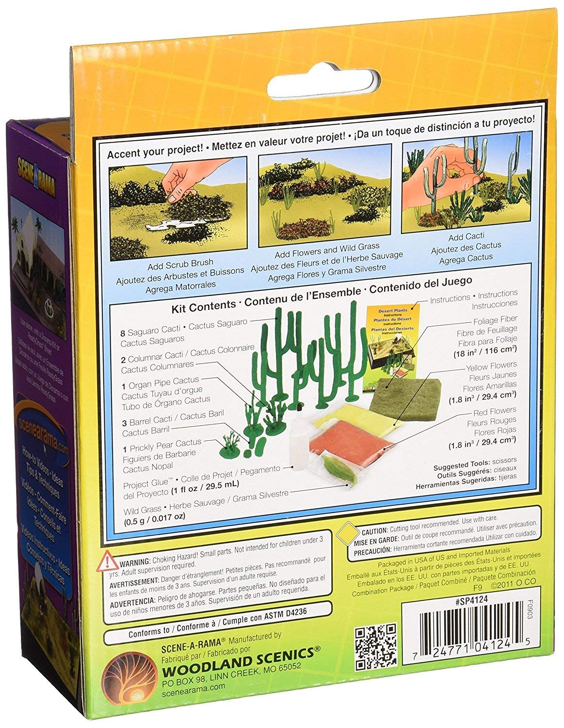 Woodland Scenics SP4124 sand-tone elements create a desert mood.