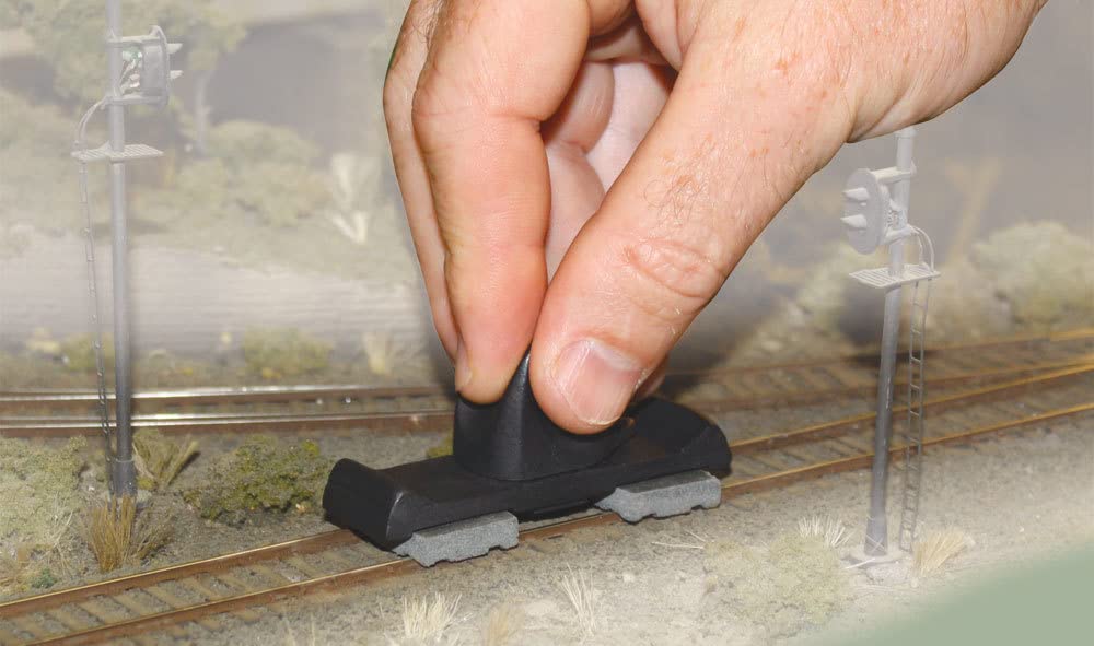 Woodland Scenics Tidy Track Rail Tracker Cleaning Kit soft bristles reach tight gaps.