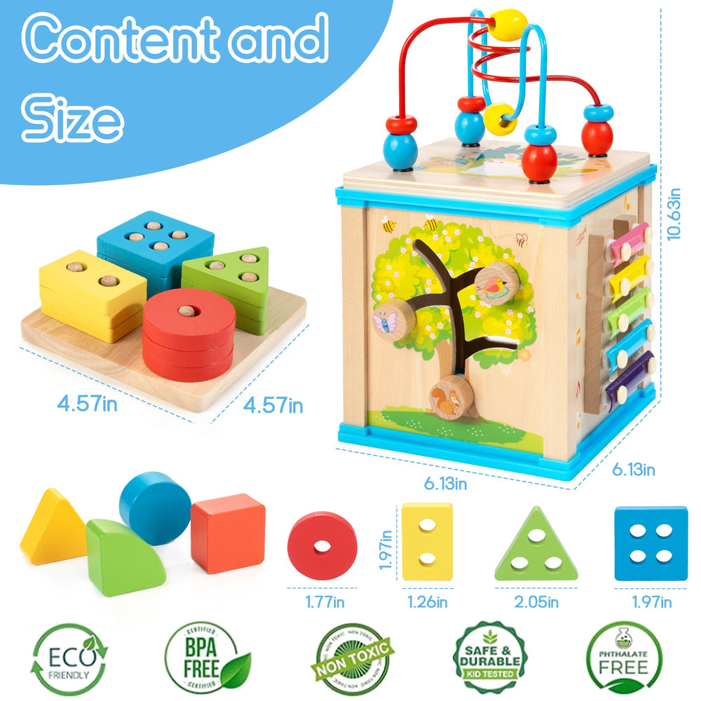Woodmam animal sliding game showcases cause-and-effect learning in action.