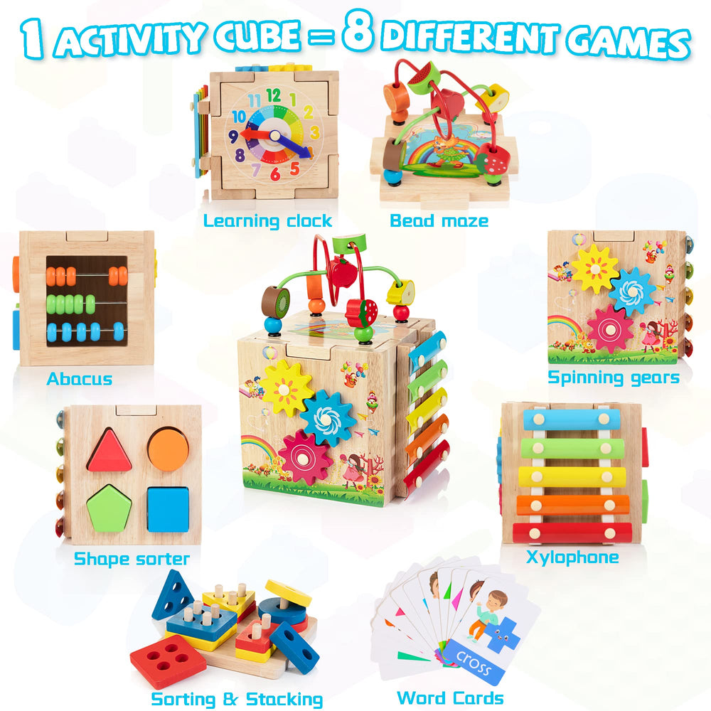 WOODMAM Bravmate cube xylophone sparks early musical exploration.