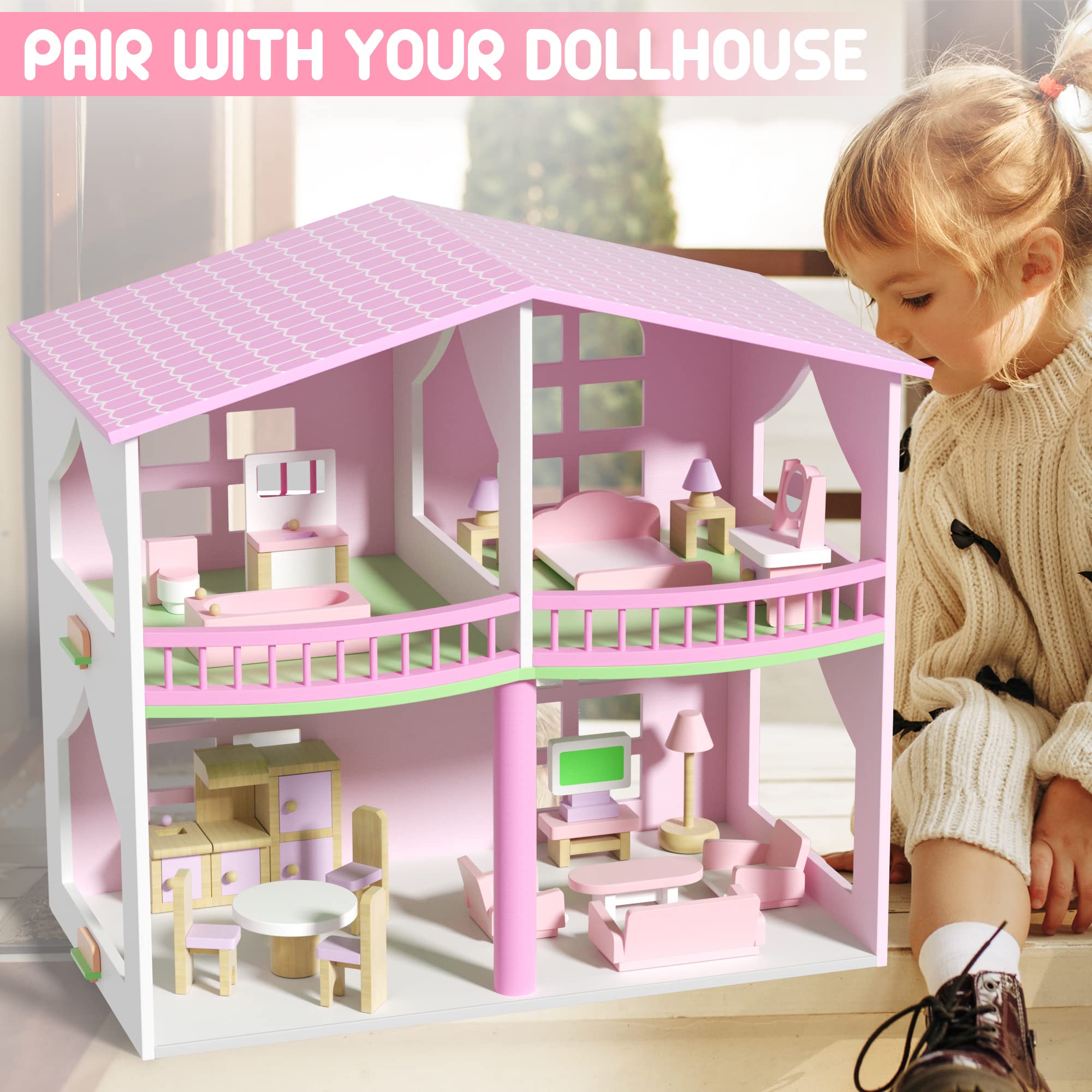 WOODMAM complete kit image highlights versatile miniature furniture.