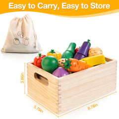 Woodmam safe smooth edges and non-toxic paint on wooden toy pieces.
