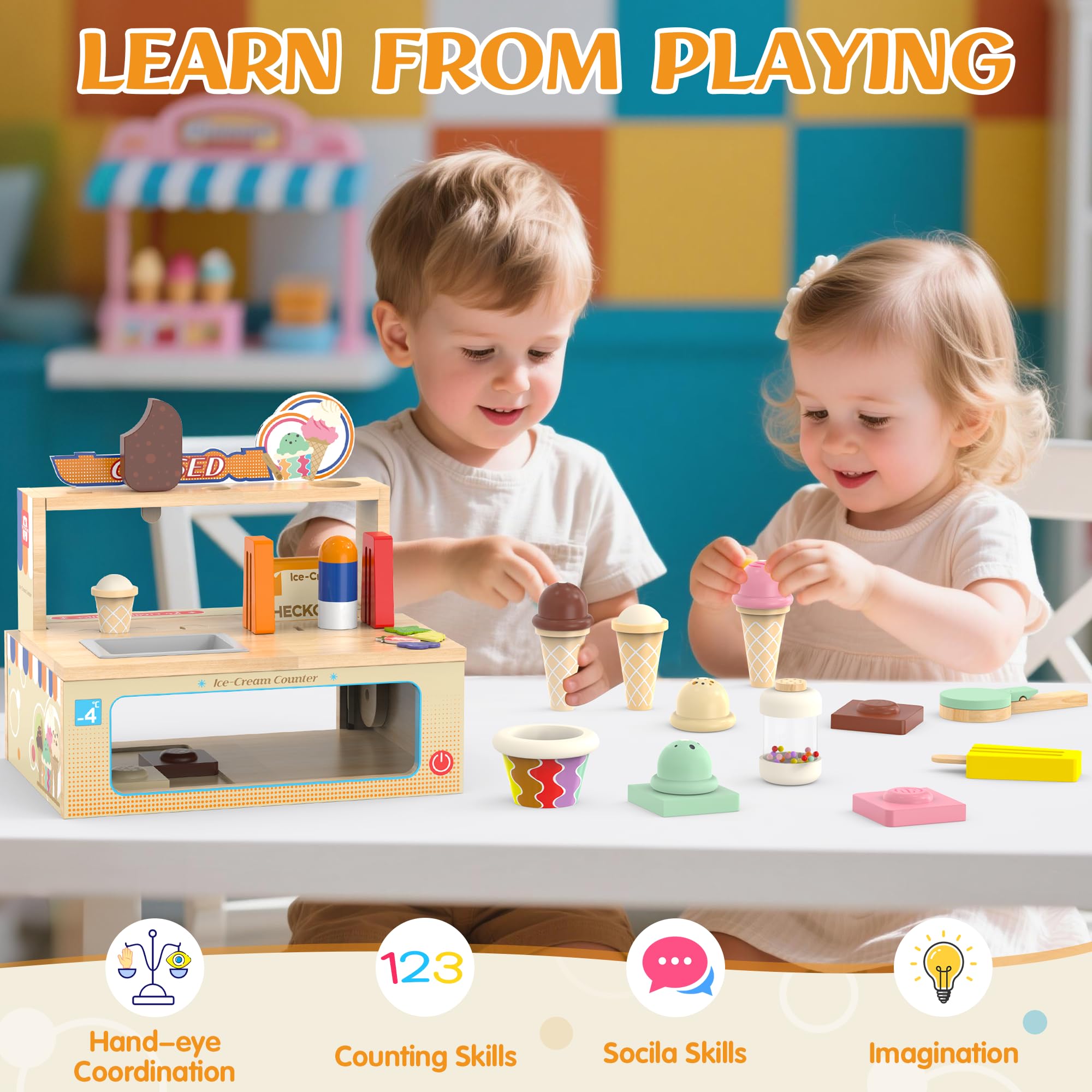 WOODMAM safe non-toxic paint coat; durable finish resists eager little hands.