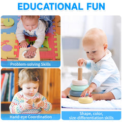 WOODMAM soft edge toys promote safe baby exploration