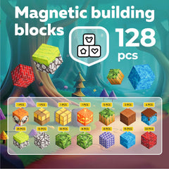 WoodnPlay magnetic blocks close-up reveals magnets and safe rounded edges for confident handling.