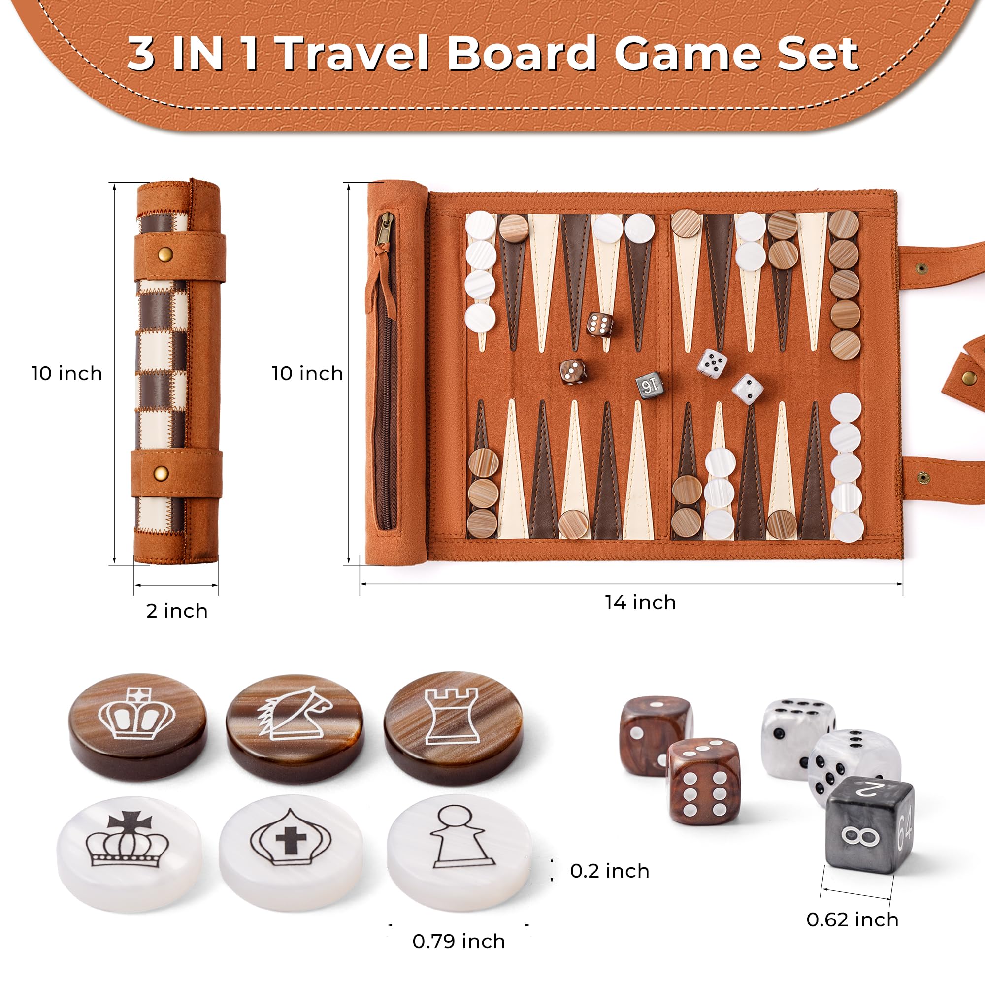 Woodronic pearlized amber and white pieces with premium feel and stable balance.
