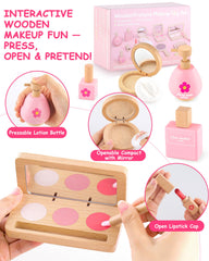 WoodsyJoy lipstick tube crafted for mess-free, imaginative dress-up adventures.