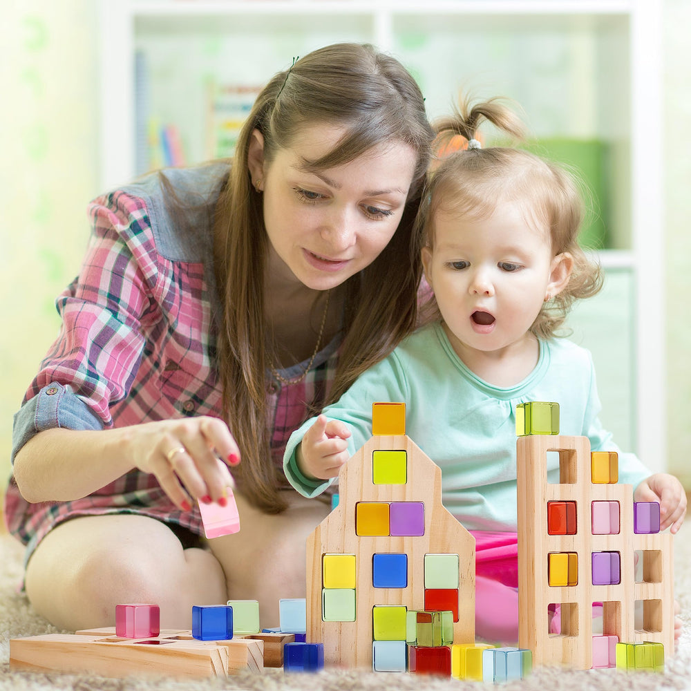 Woodtoe gift-ready set supports STEM-friendly learning for ages 3 to 6.