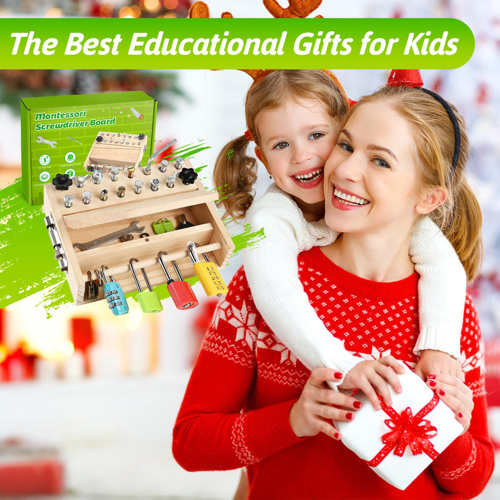 WoodTrove child using board promotes independent task tackling and confidence