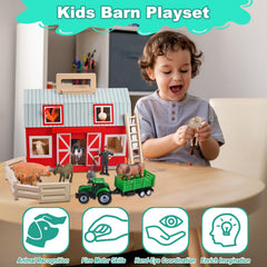 WoodTrove wooden farm vehicle adds action to play scenarios.