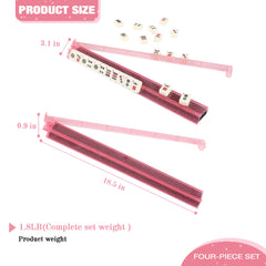WOOIIROM ergonomic pushers deliver smooth tile movement for precise, comfortable gameplay.