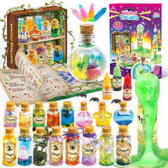 Wookidel Fairy Magic Kit showing 22 potion bottles for creative potion making.