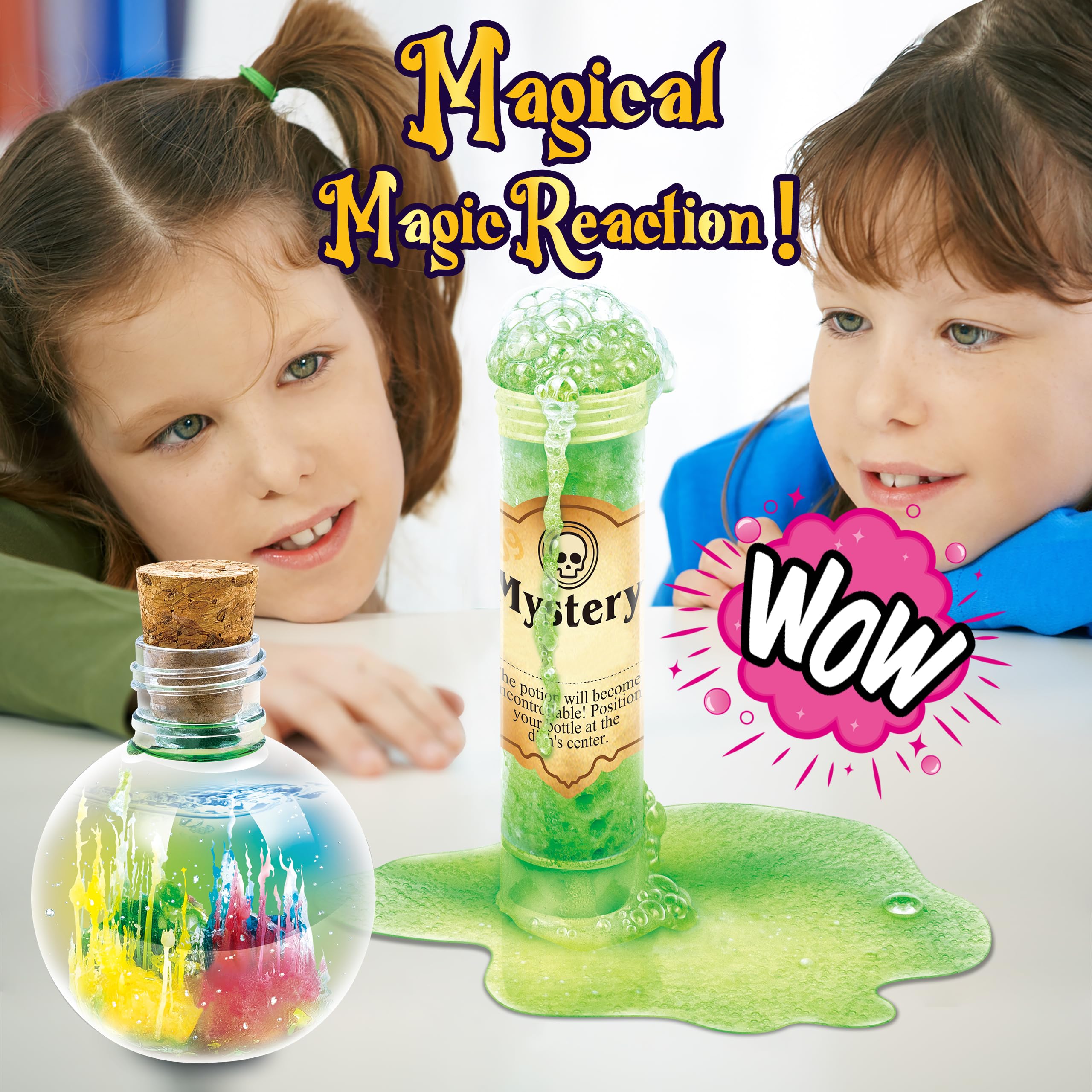 Wookidel kit features magic crystals and unicorn horns for enchanting potion crafts.