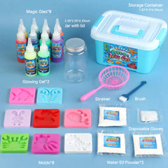 Storage box helps tidy up after Wookidel water gel crafting