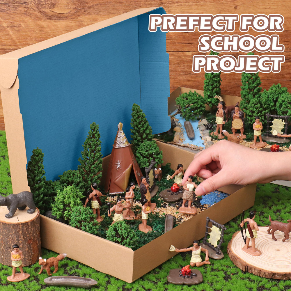 Wookidel Powhatan woman cooking figurine for daily-life re-enactment
