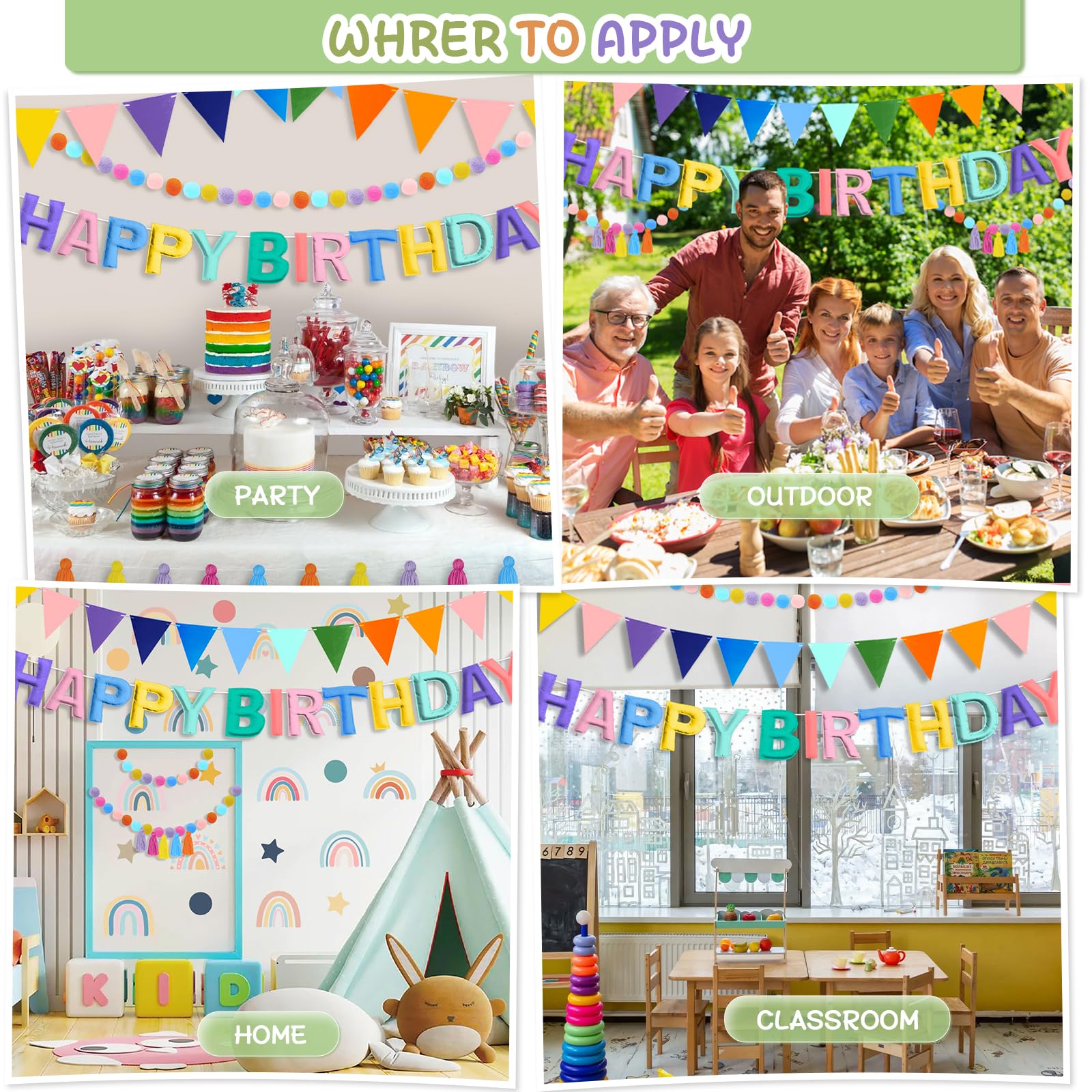 Woonnuk indoor-outdoor party decor is versatile for diverse setups.