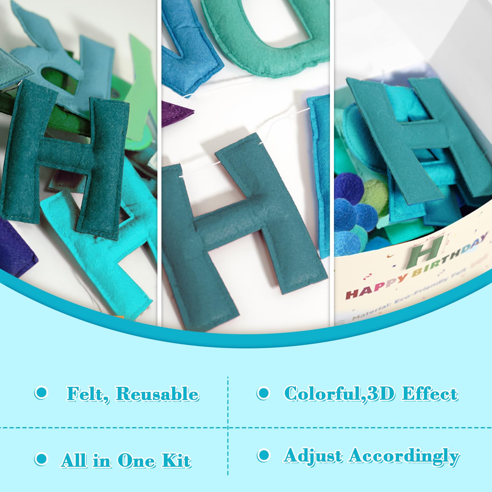 Woonnuk all-in-one party decoration kit for easy setup