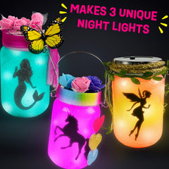 WOOODLIFY LED lights inside the jar create magical night-light ambience.