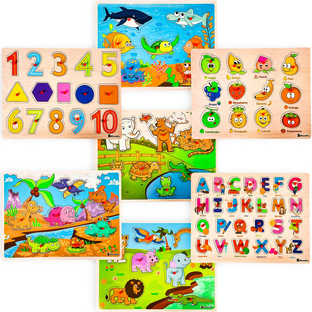 WOOODLIFY sea animals puzzle engaging underwater-themed matching activity