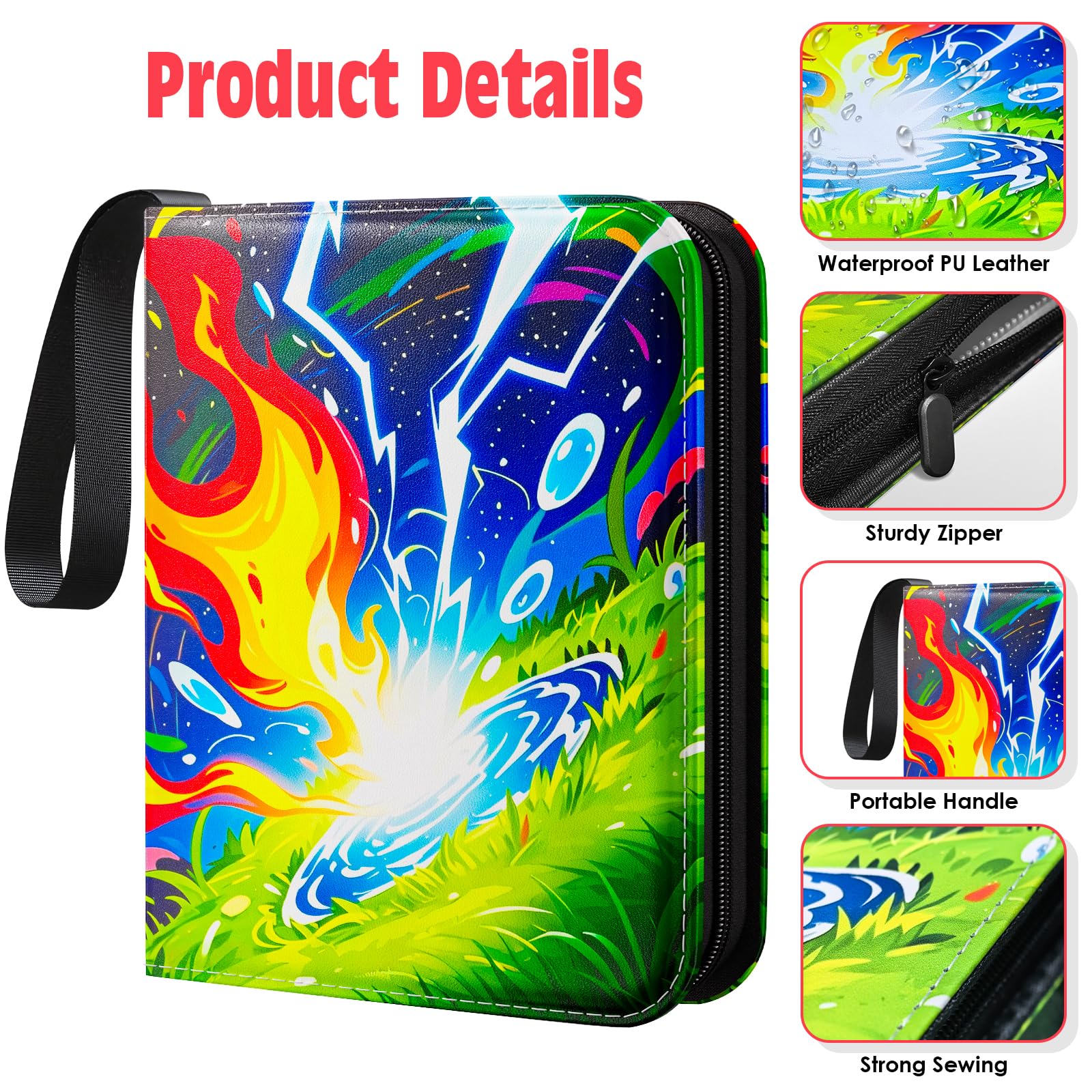 Woorhive waterproof PU cover guards cards from dust and moisture