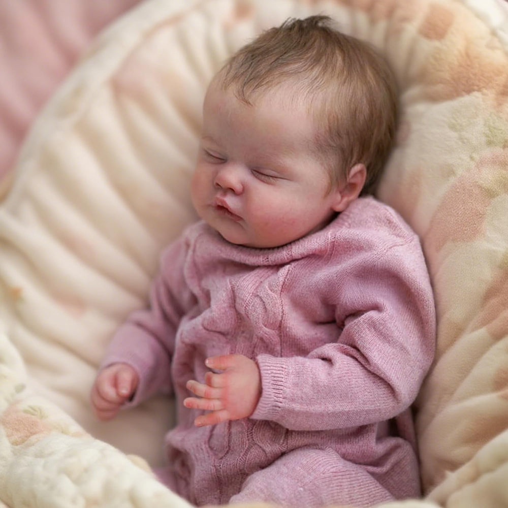 WOOROY hand-rooted hair and lashes enhance lifelike charm.
