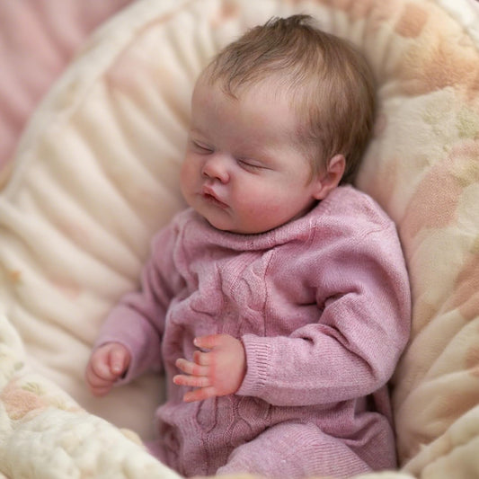 WOOROY hand-rooted hair and lashes enhance lifelike charm.
