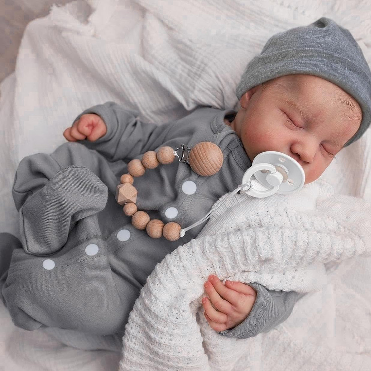 WOOROY reborn doll sleeping pose for nurturing play