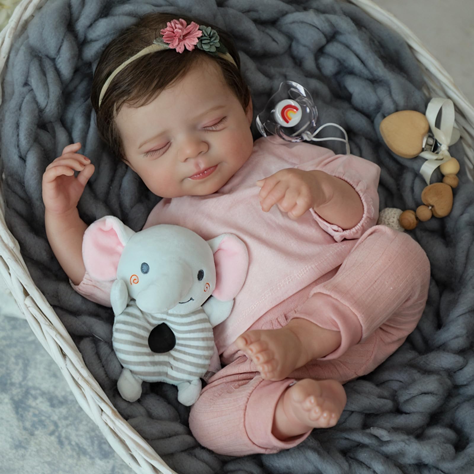 WOOROY Reborn Doll wearing newborn clothes for authentic outfit styling