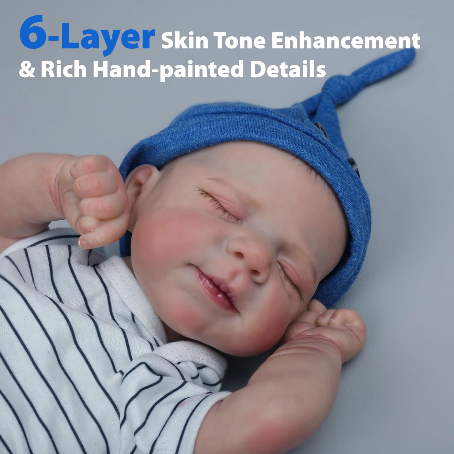 WOOROY weighted soft vinyl body offers a tactile, comforting handling experience.