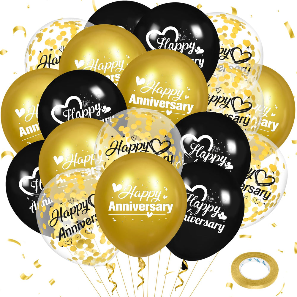 Woosytoo Happy Anniversary balloons kit for stylish indoor celebrations