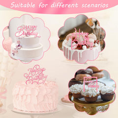 Wootkey durable acrylic topper is reusable and easy to store after the party.