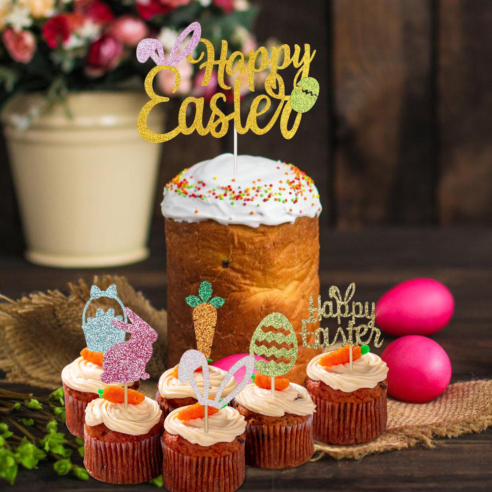 Wootkey glitter card stock topper sparkles on desserts for eye catching tables