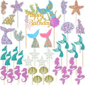 Wootkey glitter mermaid cake topper serves as a festive centerpiece for celebrations