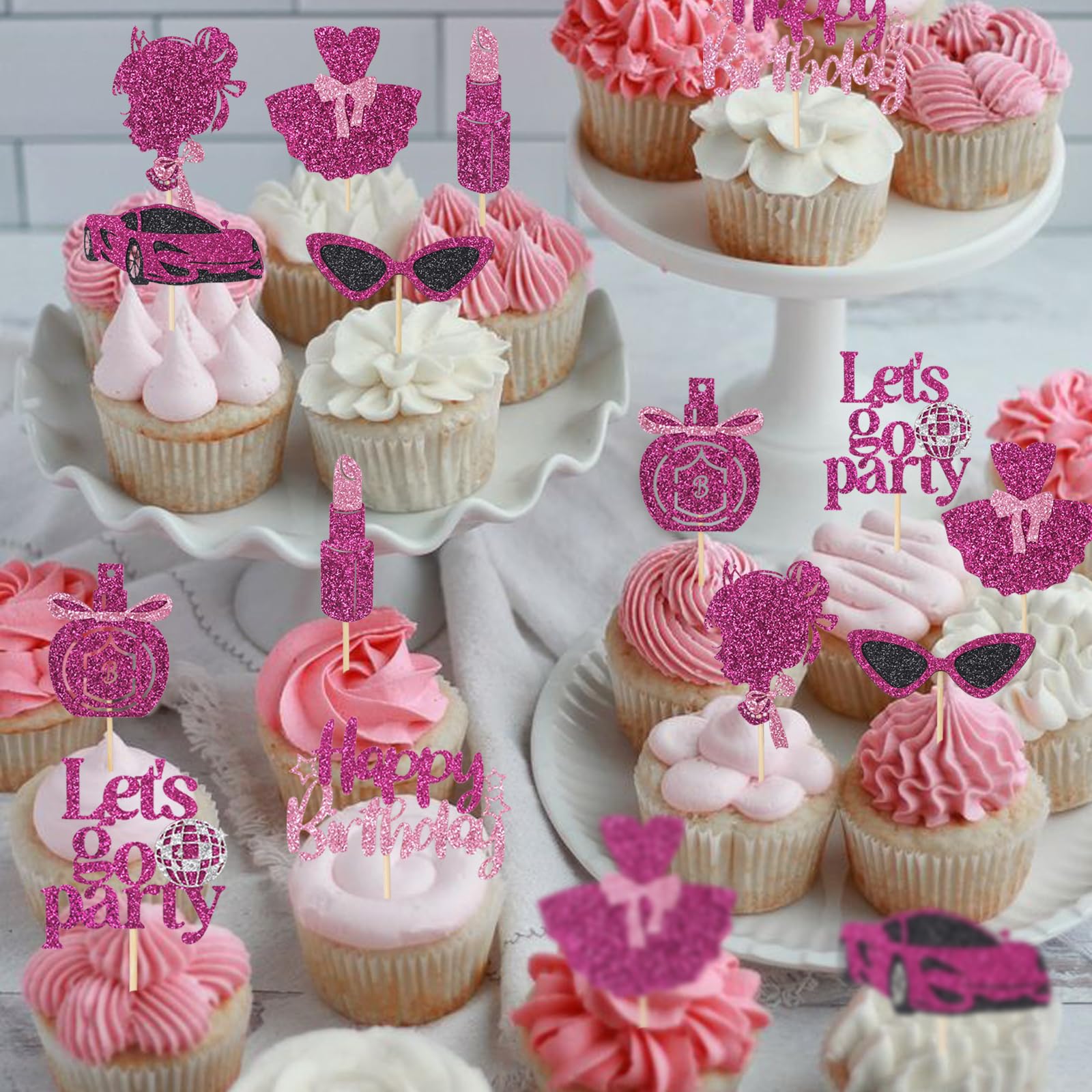 Wootkey glitter princess car topper for fun themed treats