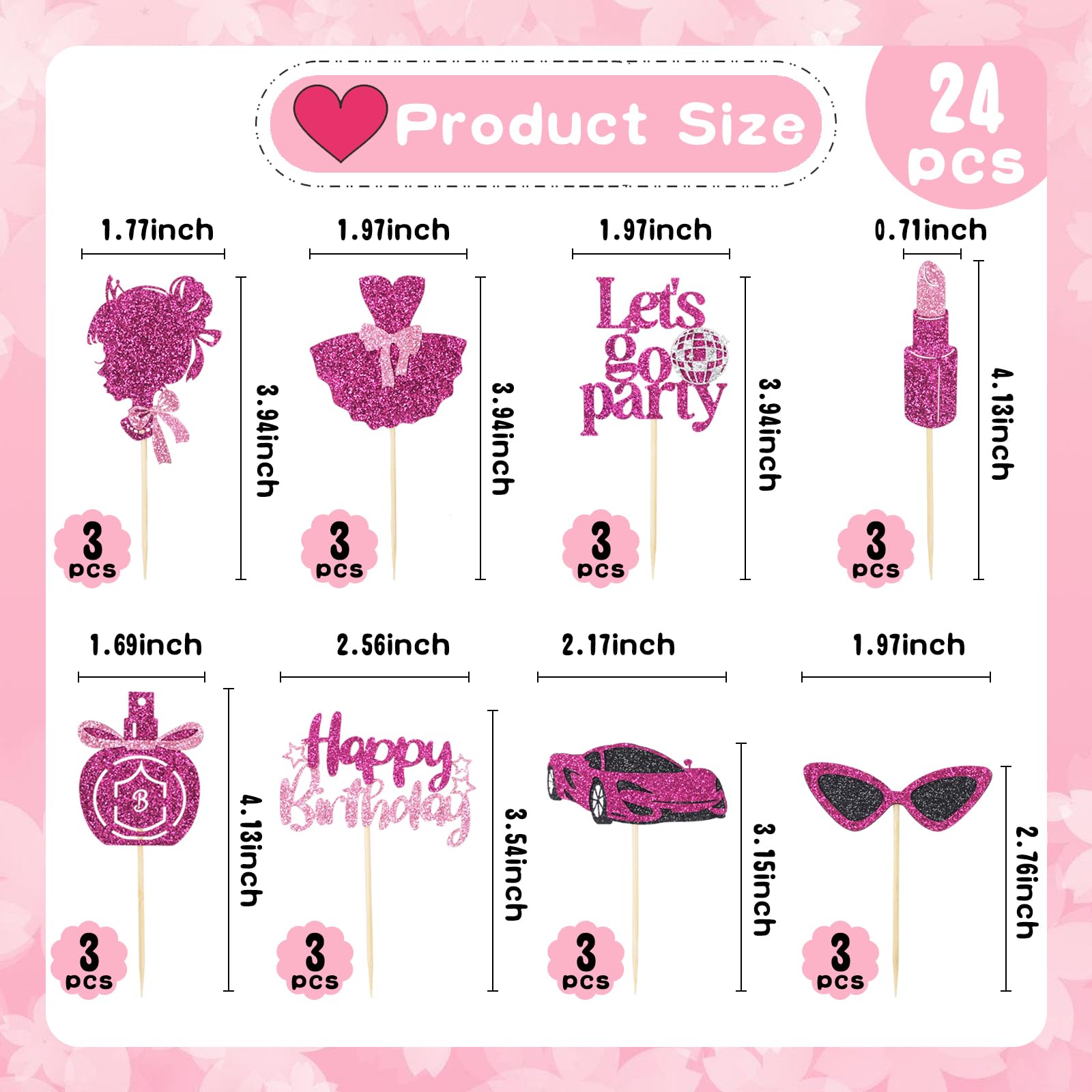 Wootkey glitter princess skirt topper creates elegant dessert accents