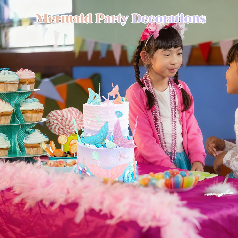 Wootkey mermaid cake kit for quick, reusable DIY decorations