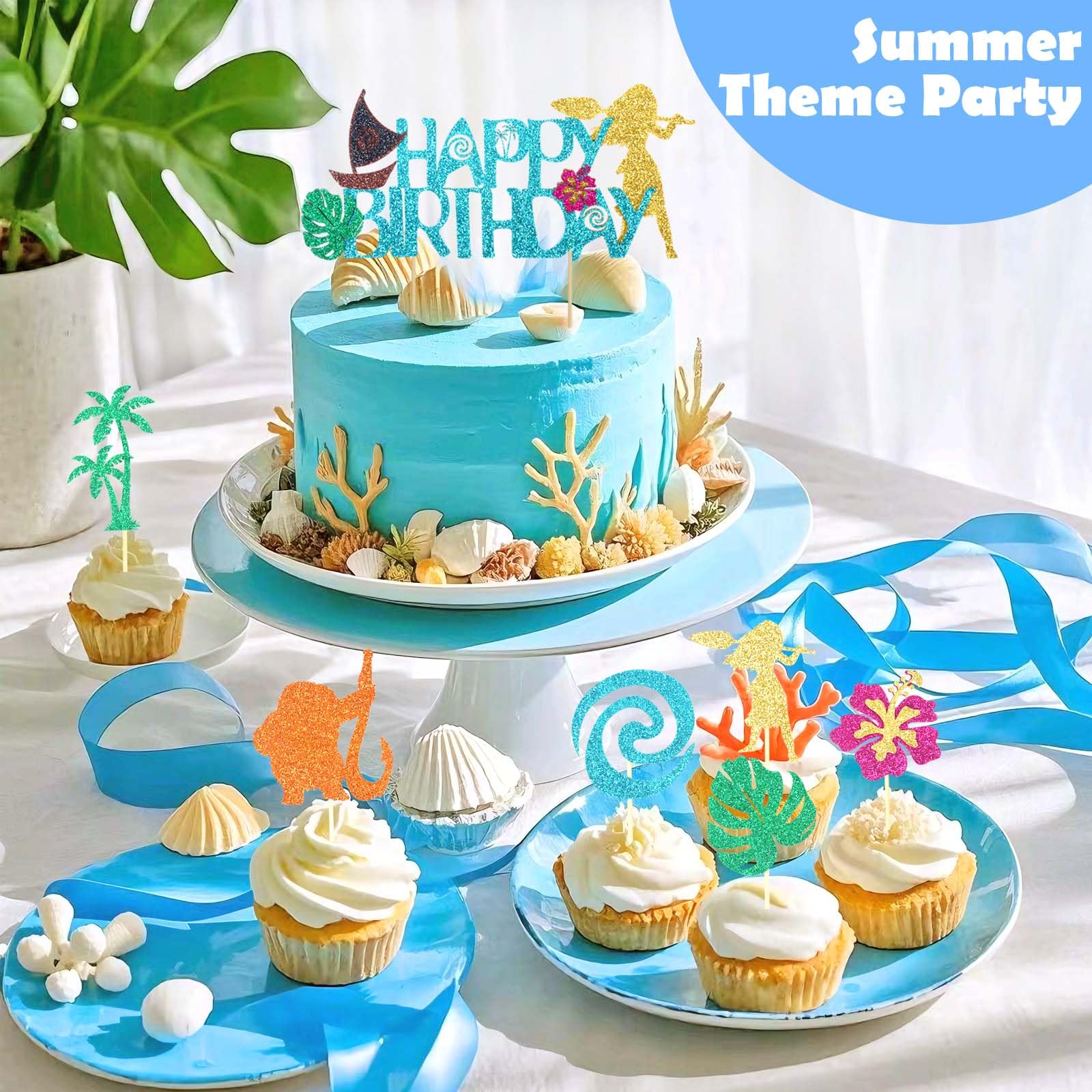 Wootkey Moa hibiscus detail enhances summer cake decor