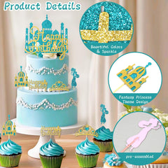 Wootkey princess cake pick for festive decorations on cakes and desserts.