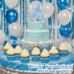 Wootkey Princess Cake Topper in blue brings magical vibes to celebrations