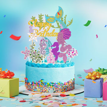 Wootkey seashell toppers enhance beach party treats