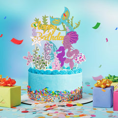 Wootkey seashell toppers enhance beach party treats