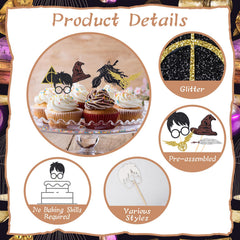 Wootkey flying broomstick topper creates whimsical treats