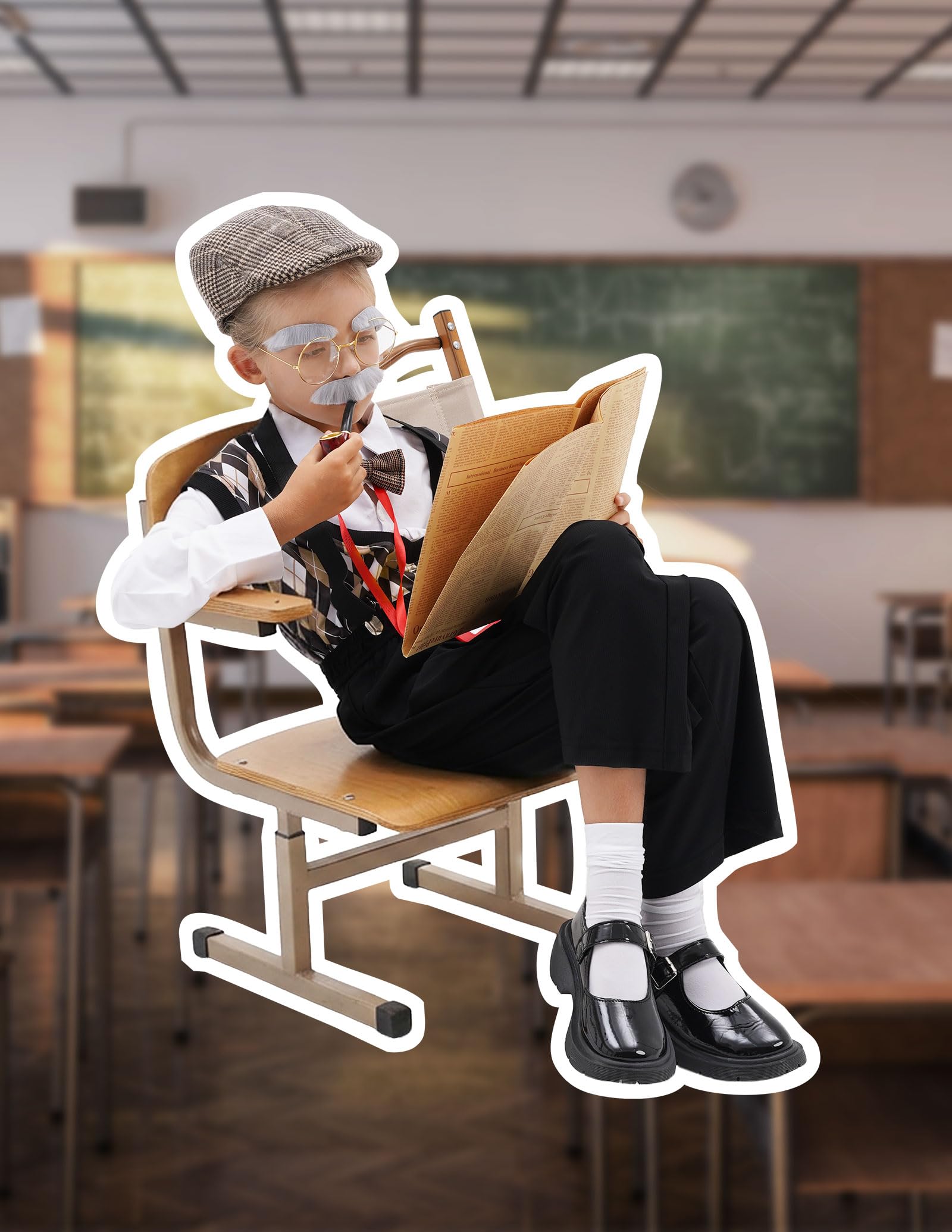 WooWee 100 Days pipe adds authentic detail for dress-up events.