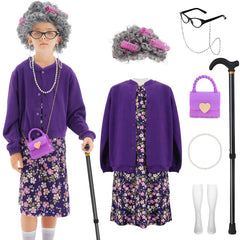 WooWee Kids cardigan for the 100 Days costume, easy to wear
